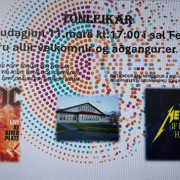 T�nleikar 11.mars kl:17:00